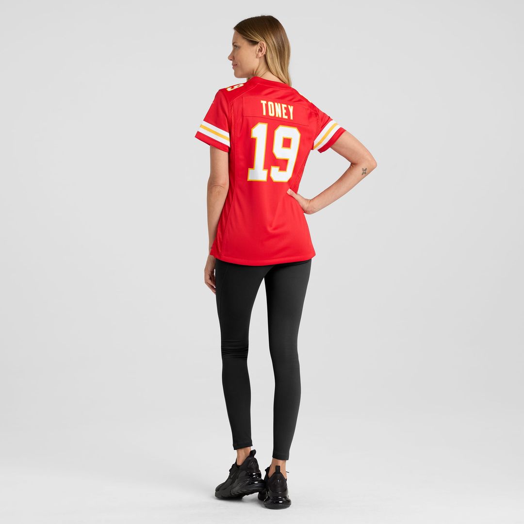 Kadarius Toney Kansas City Chiefs Women's Game Player Jersey - Red