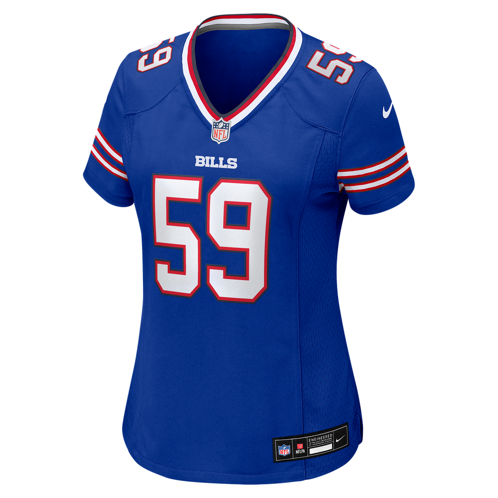 Shaq Lawson Buffalo Bills Women's Team Game Jersey - Royal