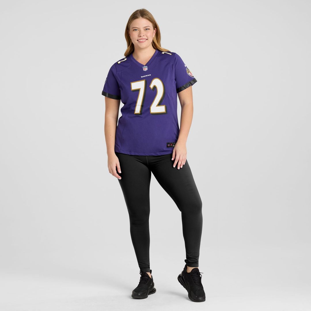 Andrew Vorhees Baltimore Ravens Women's Game Jersey - Purple