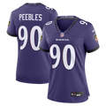 Aeneas Peebles Baltimore Ravens Women's Team Game Jersey - Purple