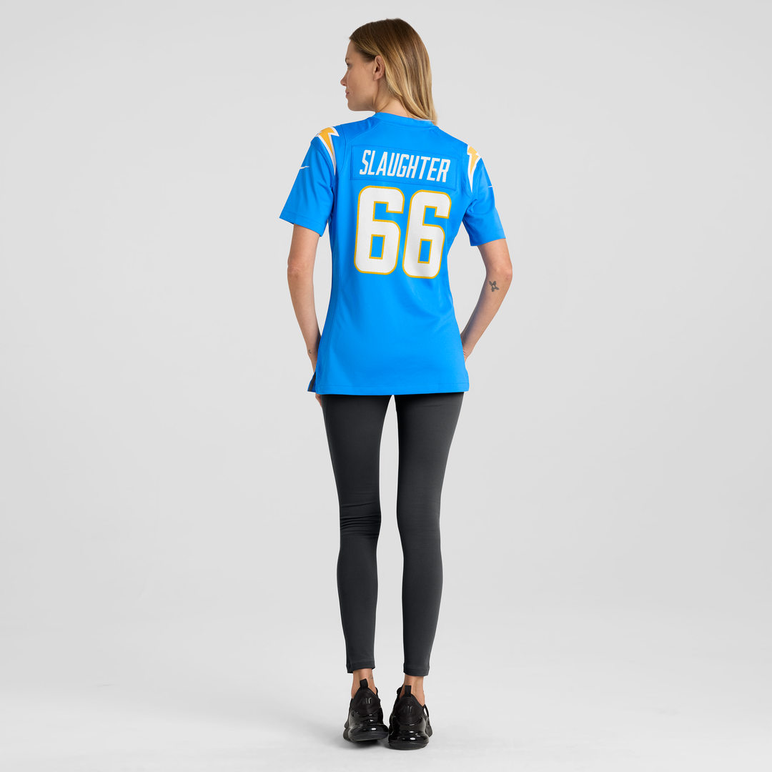 Jake Slaughter Los Angeles Chargers Women's Team Game Jersey - Powder Blue