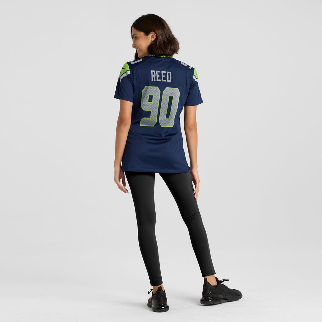 Jarran Reed Seattle Seahawks Women's Team Game Jersey - College Navy