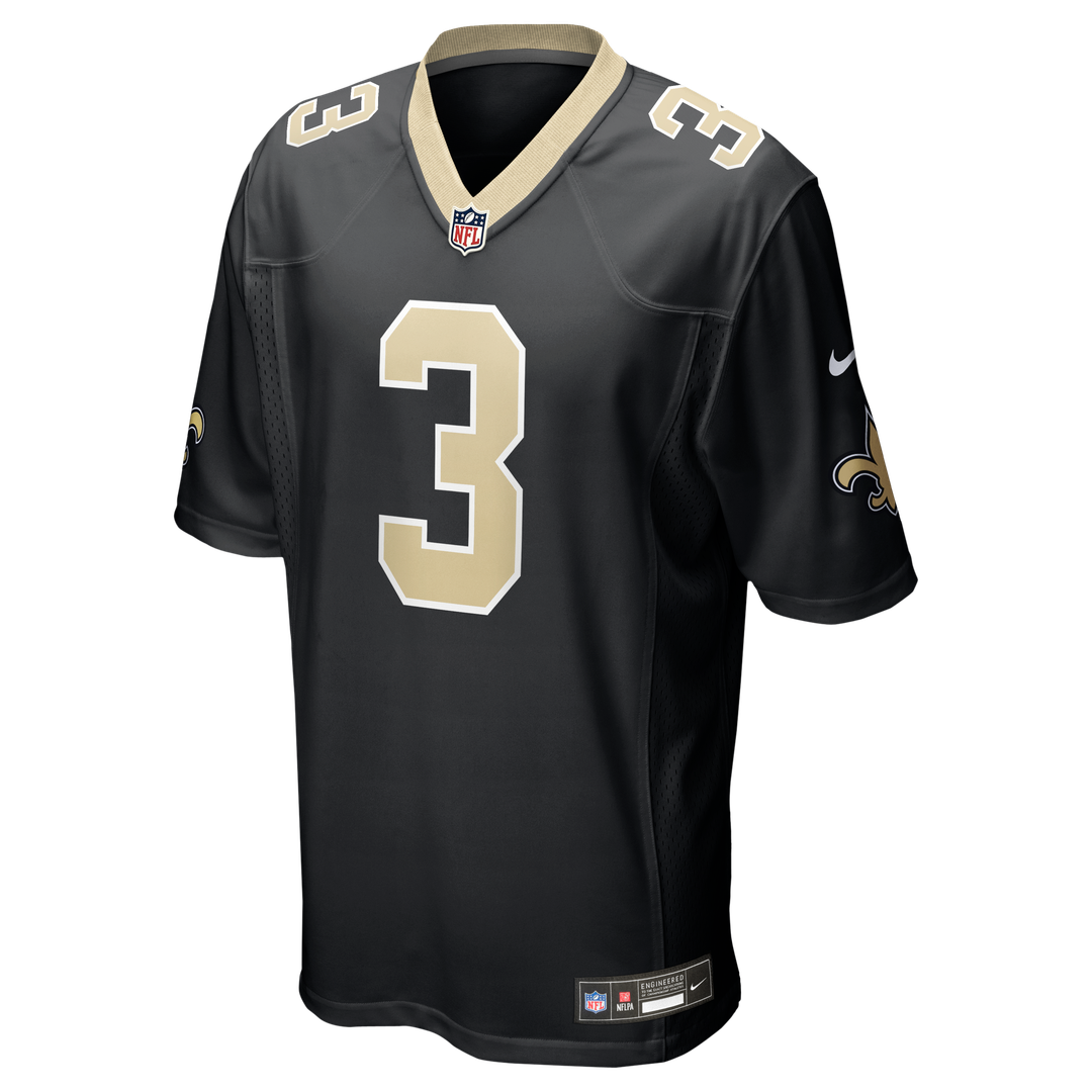 Travis Etienne Jr New Orleans Saints Game Jersey - Black
