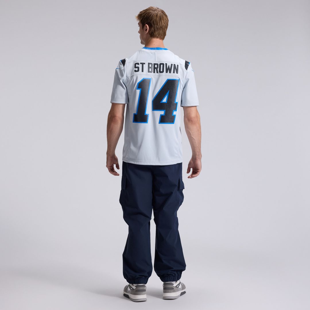 Amon - Ra St. Brown Detroit Lions 2026 Rivalries Collection Stitched Limited Jersey - Silver