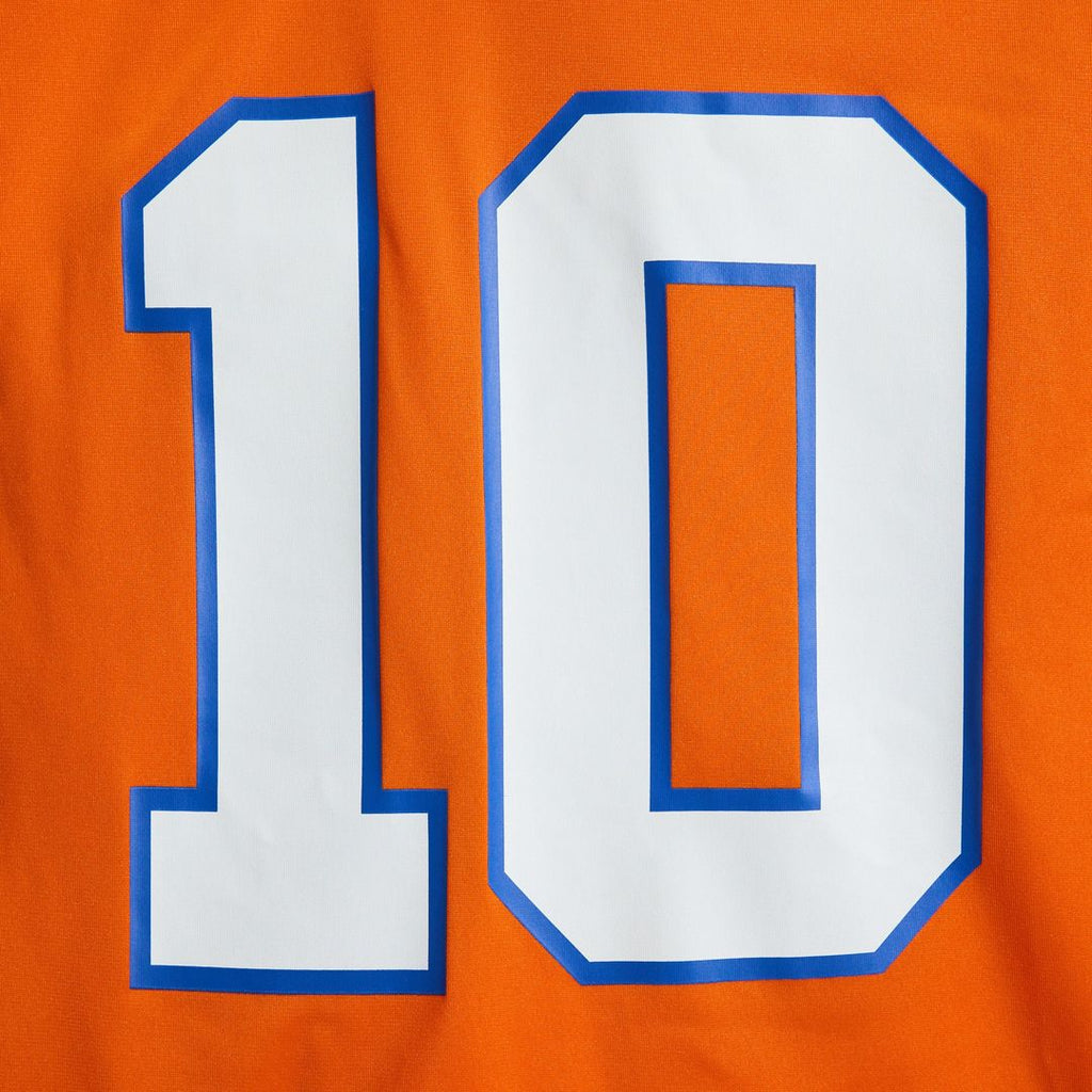 Bo Nix Denver Broncos Mile High Collection 1977 Throwback Player Game Jersey - Orange