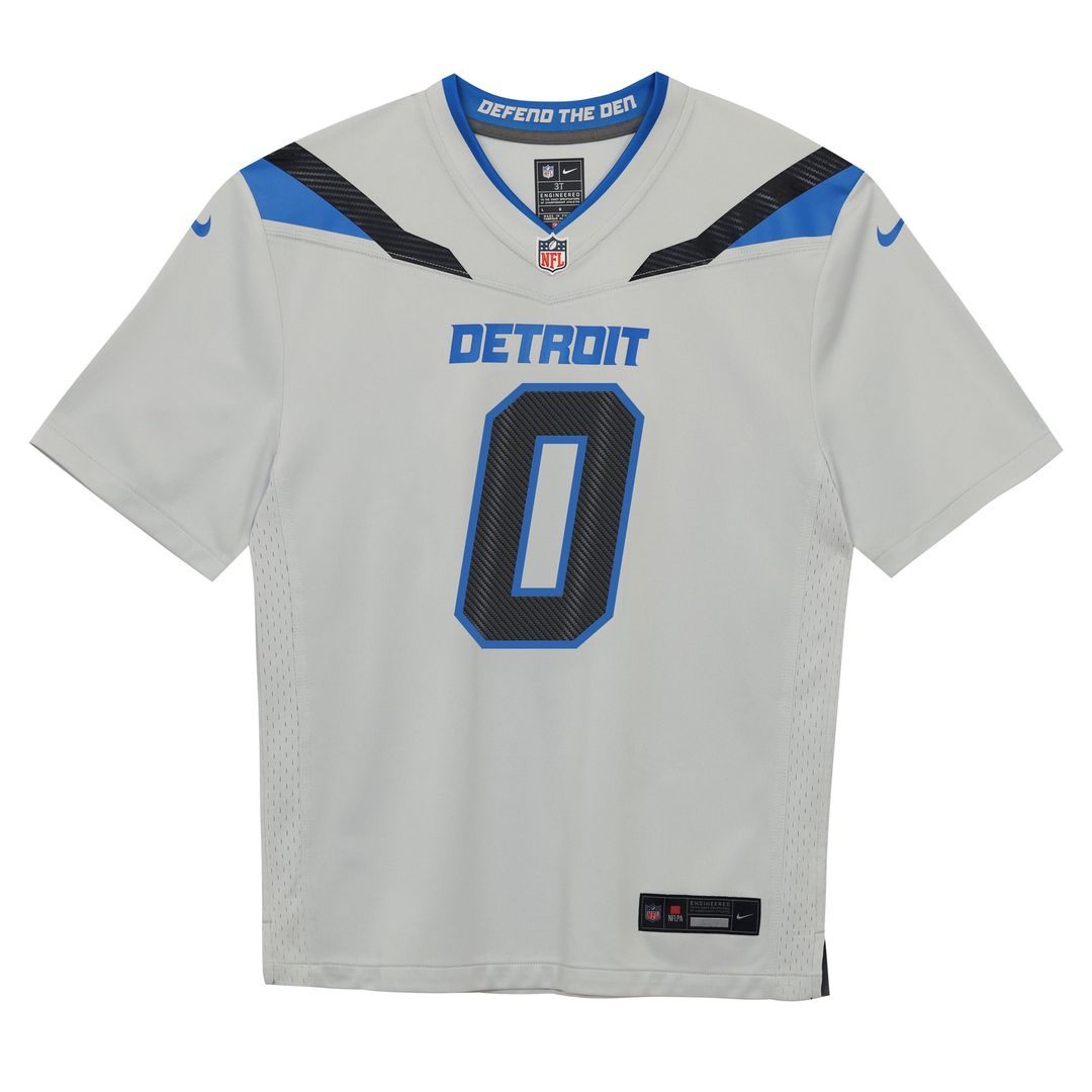 Jahmyr Gibbs Detroit Lions Preschool 2026 Rivalries Collection Game Jersey - Silver