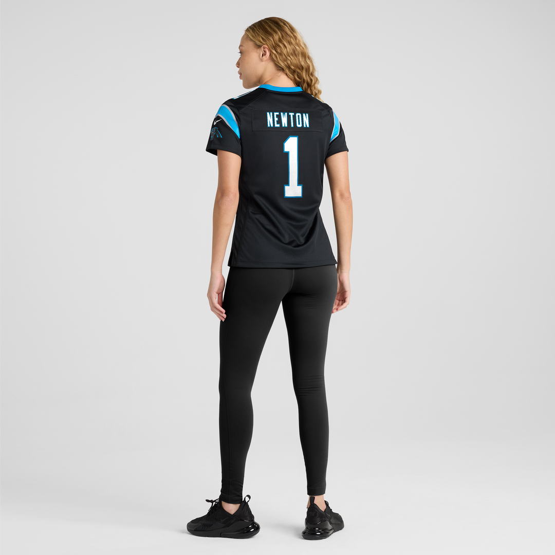 Cam Newton Carolina Panthers Women's Team Retired Game Jersey - Black