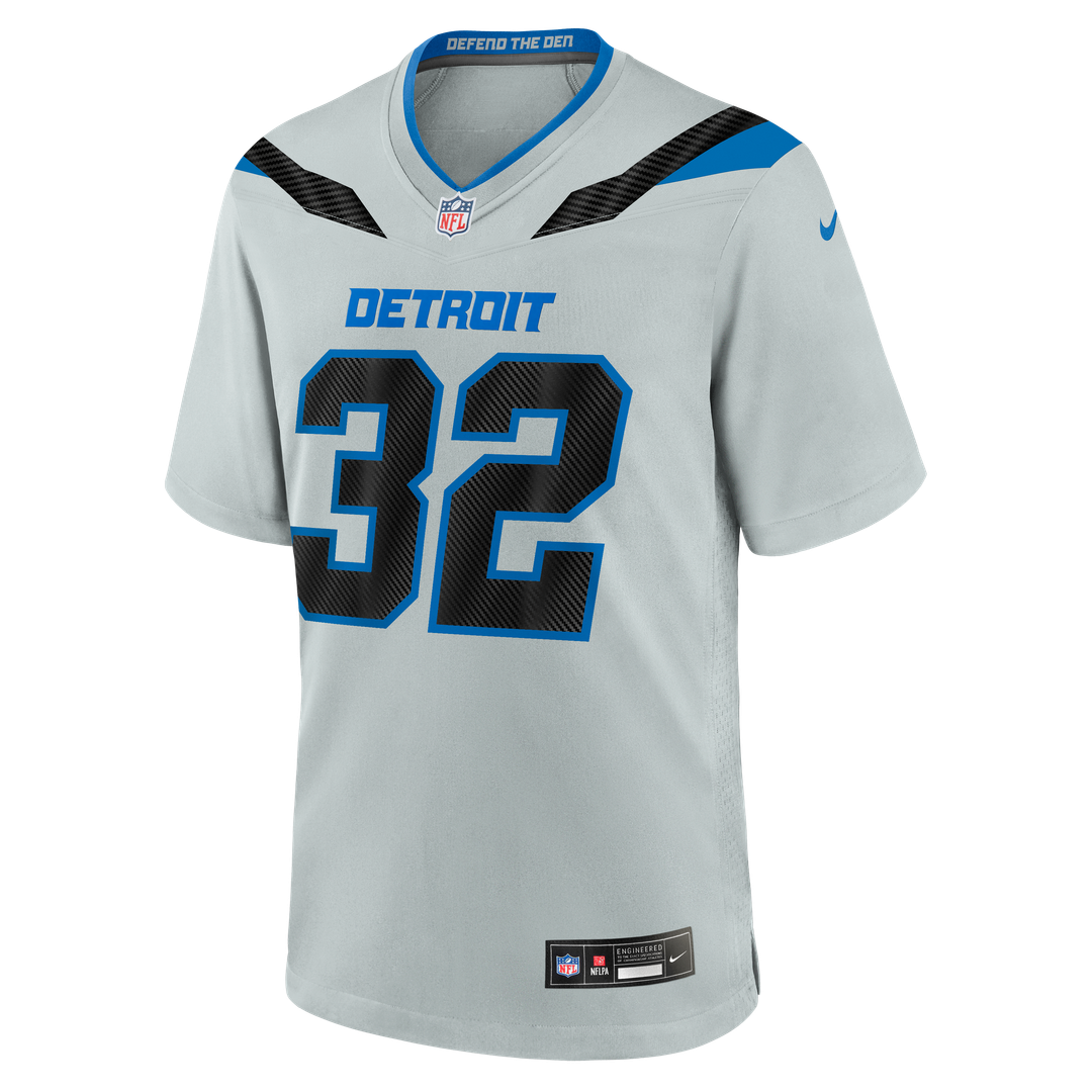 Brian Branch Detroit Lions 2026 Rivalries Collection Game Jersey - Silver