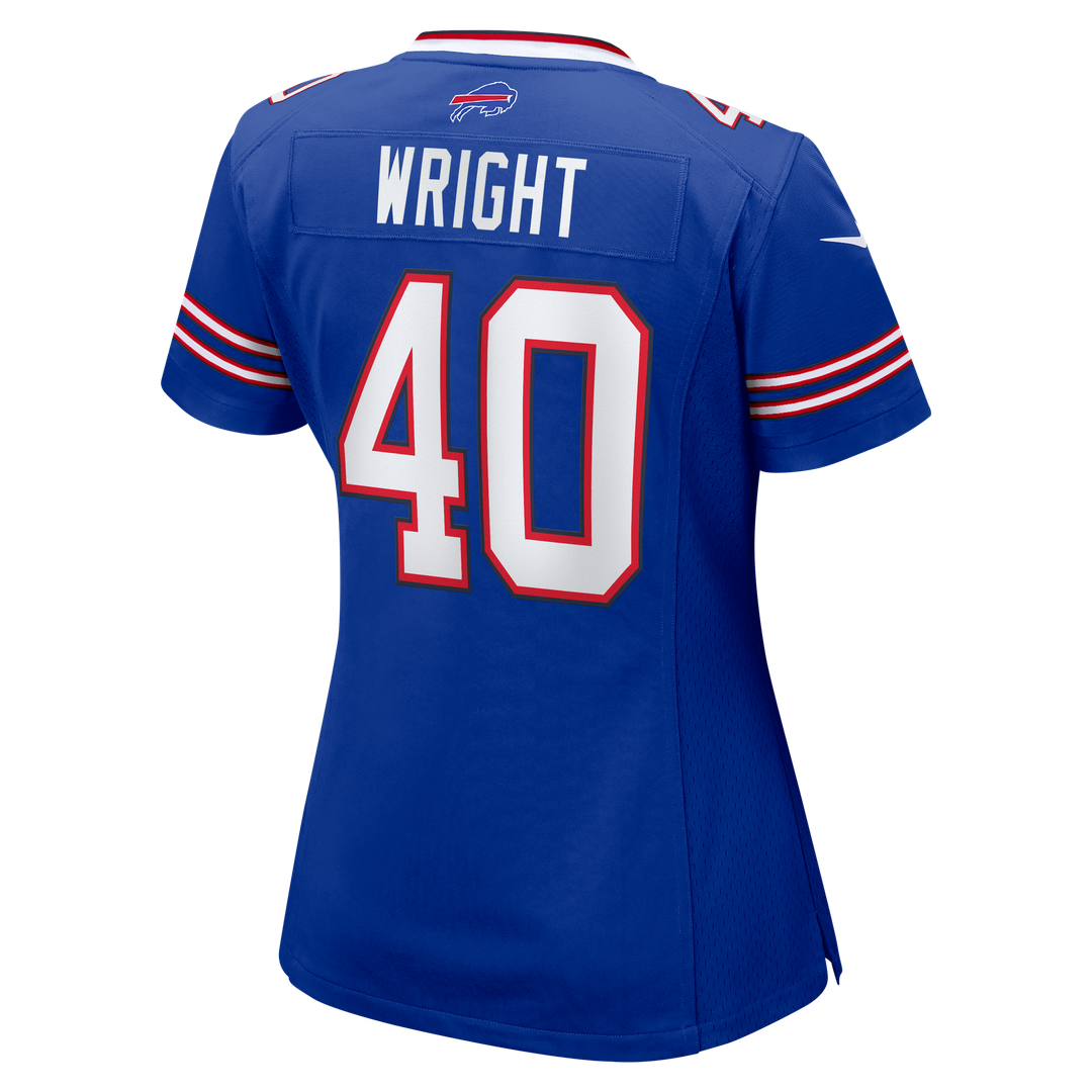 Matthew Wright Buffalo Bills Women's Team Game Jersey - Royal