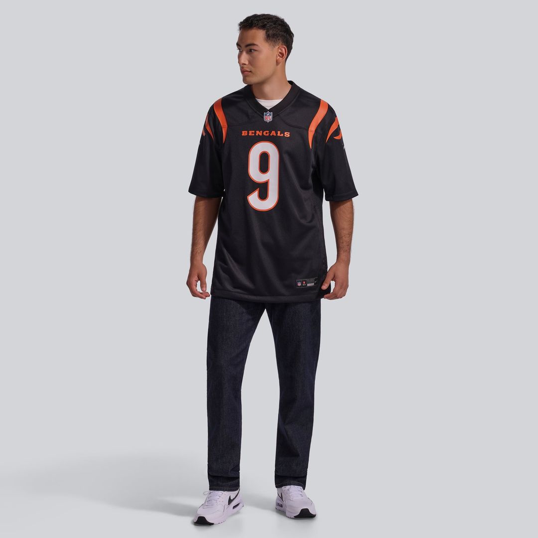 Joe Burrow Cincinnati Bengals Player Game Jersey - Black