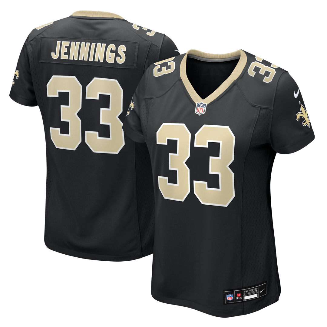 Anfernee Jennings New Orleans Saints Women's Team Game Jersey - Black