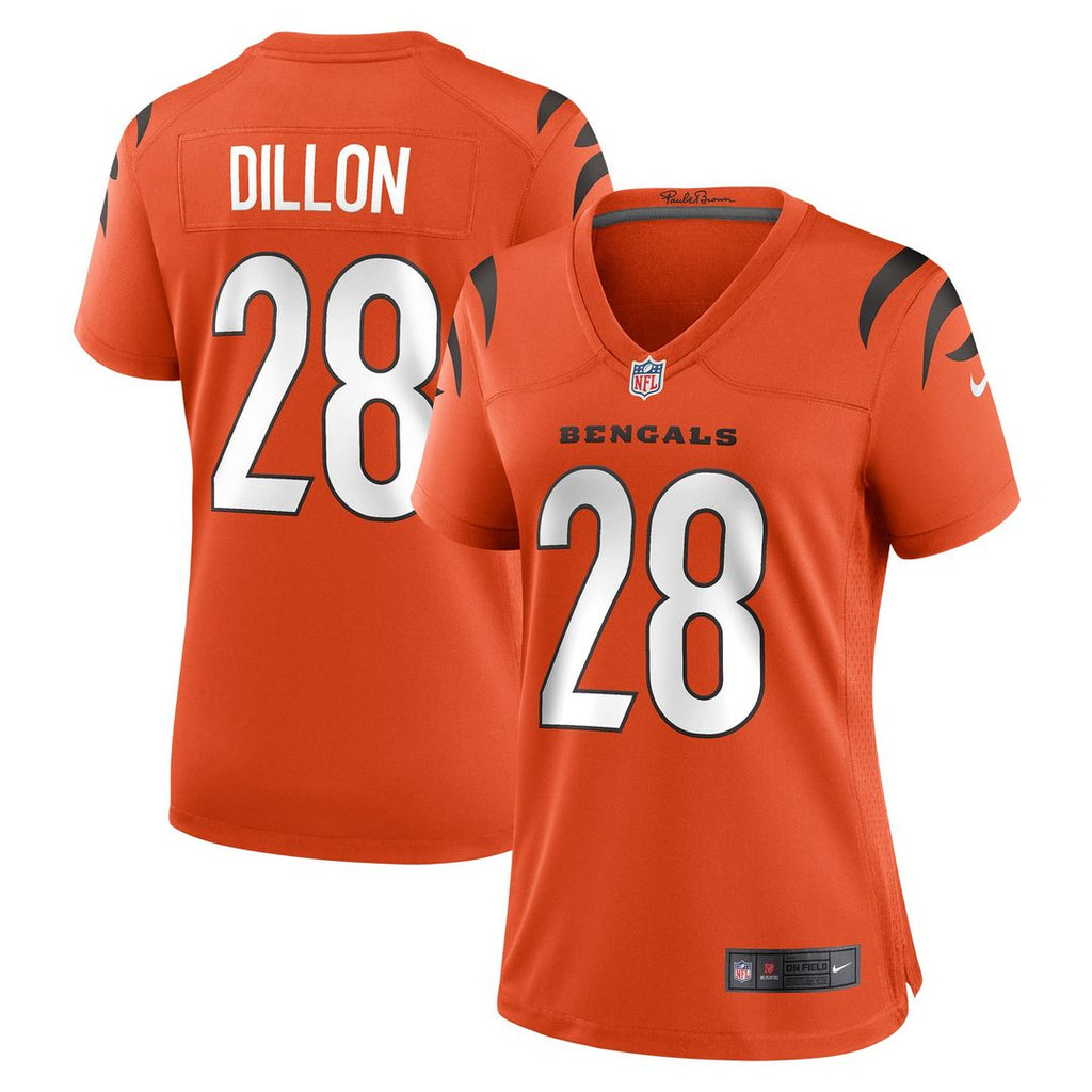 Corey Dillon Cincinnati Bengals Women's Retired Game Jersey - Orange