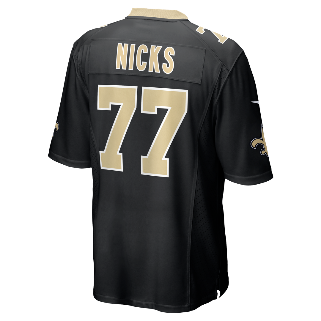 Carl Nicks New Orleans Saints Game Retired Player Jersey - Black
