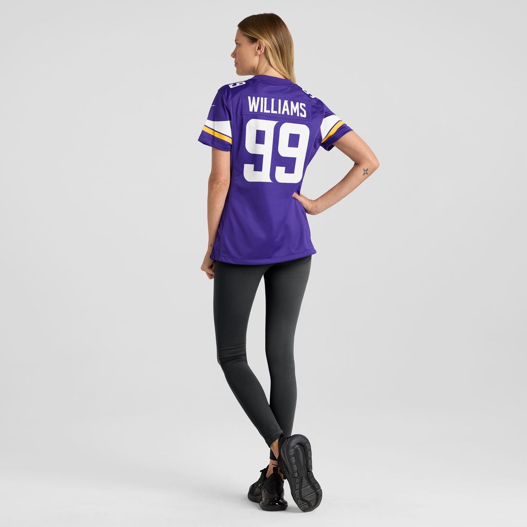 Elijah Williams Minnesota Vikings Women's Team Game Jersey - Purple