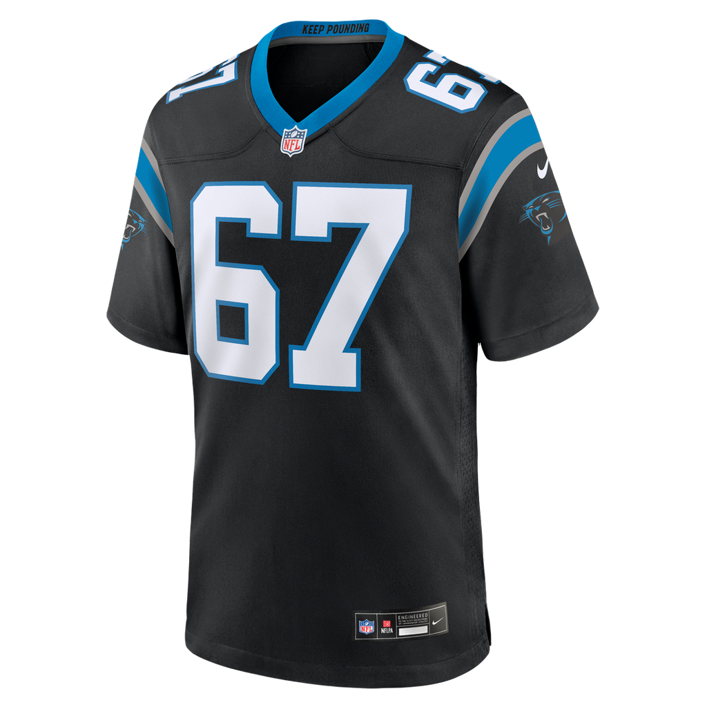 Corey Bullock Carolina Panthers Team Game Jersey - Black
