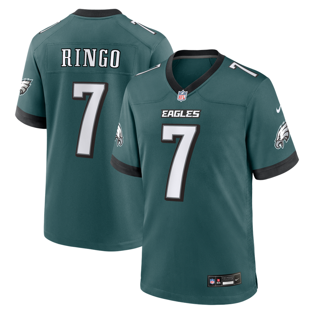 Kelee Ringo Philadelphia Eagles Team Game Jersey - Midnight Green
