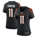 Josh Johnson Cincinnati Bengals Women's Team Game Jersey - Black