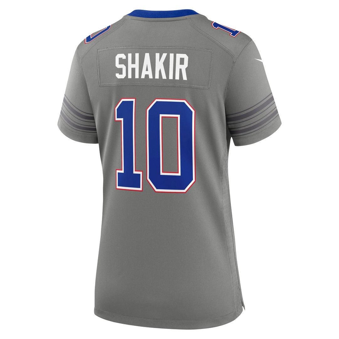 Khalil Shakir Buffalo Bills Women's Nickel City Game Jersey - Gray