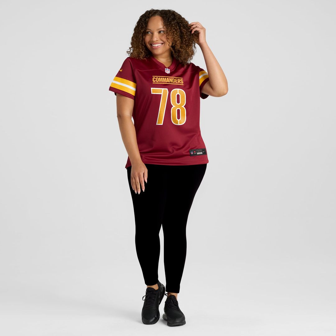 Laremy Tunsil Washington Commanders Women's Team Game Jersey - Burgundy