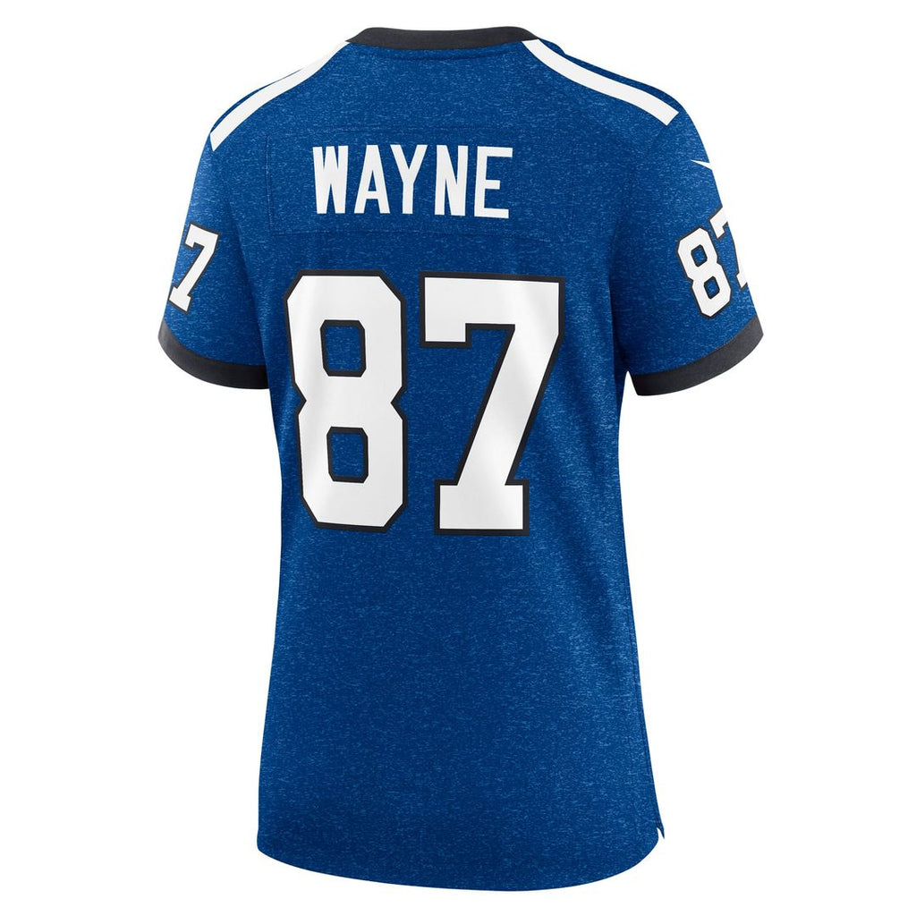 Reggie Wayne Indianapolis Colts Women's Retired Player Game Jersey - Royal