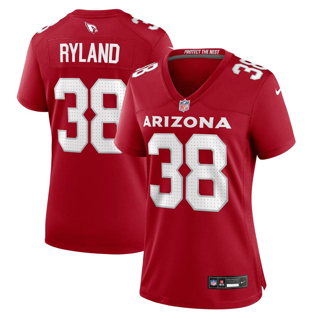 Chad Ryland Arizona Cardinals Women's Team Game Jersey - Cardinal