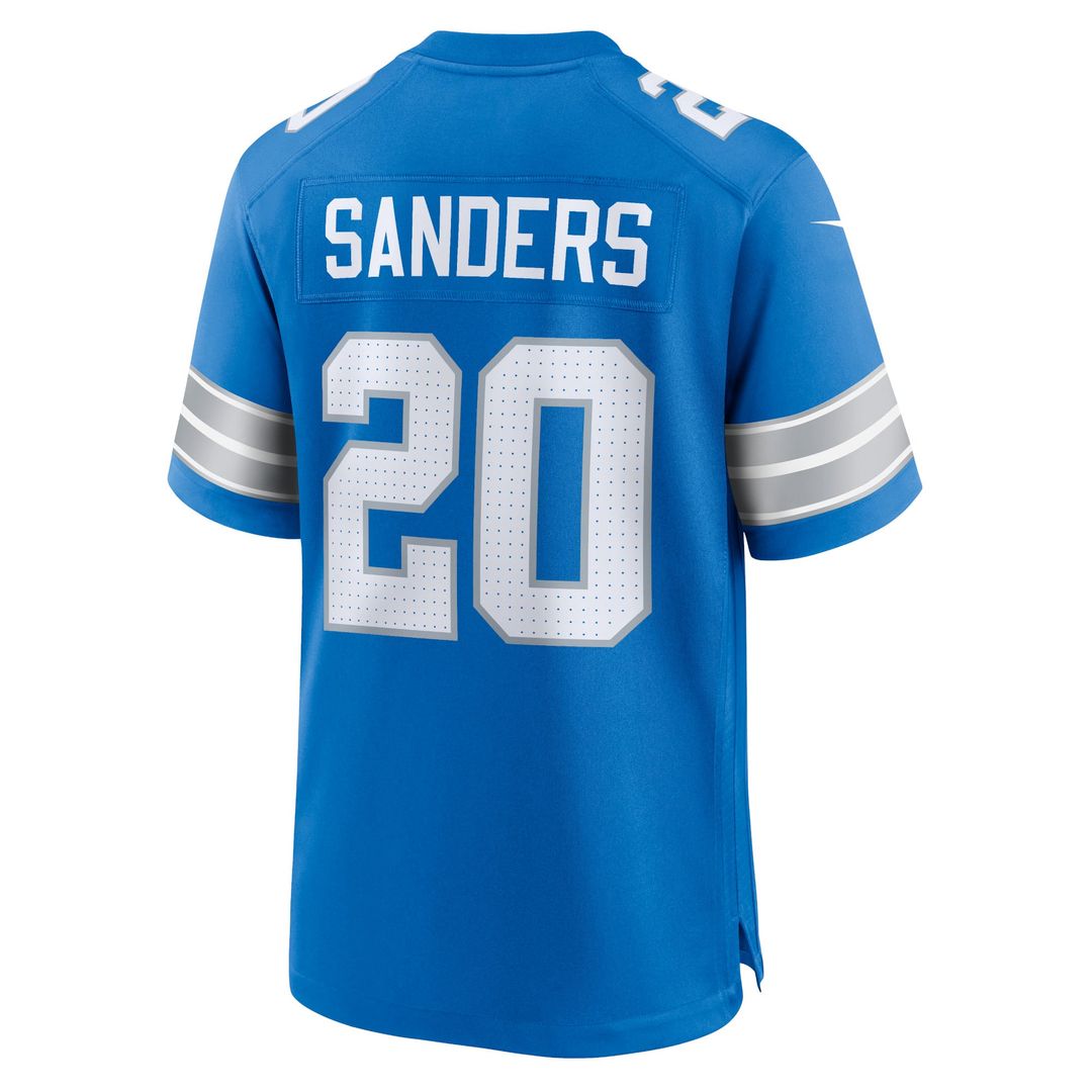 Barry Sanders Detroit Lions 2nd Alternate Retired Player Game Jersey - Black