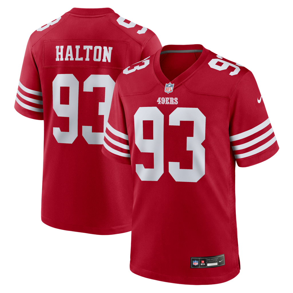 Gracen Halton San Francisco 49ers Team Game Jersey - Scarlet