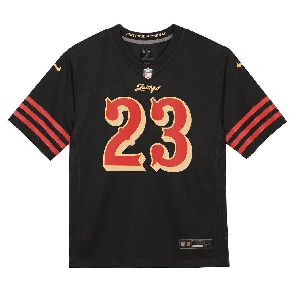 Christian McCaffrey San Francisco 49ers Preschool 2025 Rivalries Collection Game Jersey - Black