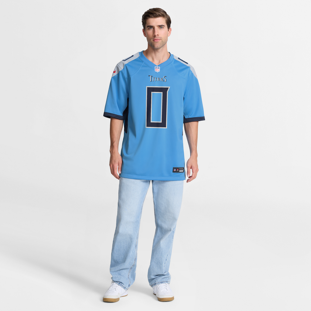 Calvin Ridley Tennessee Titans Game Player Jersey - Navy
