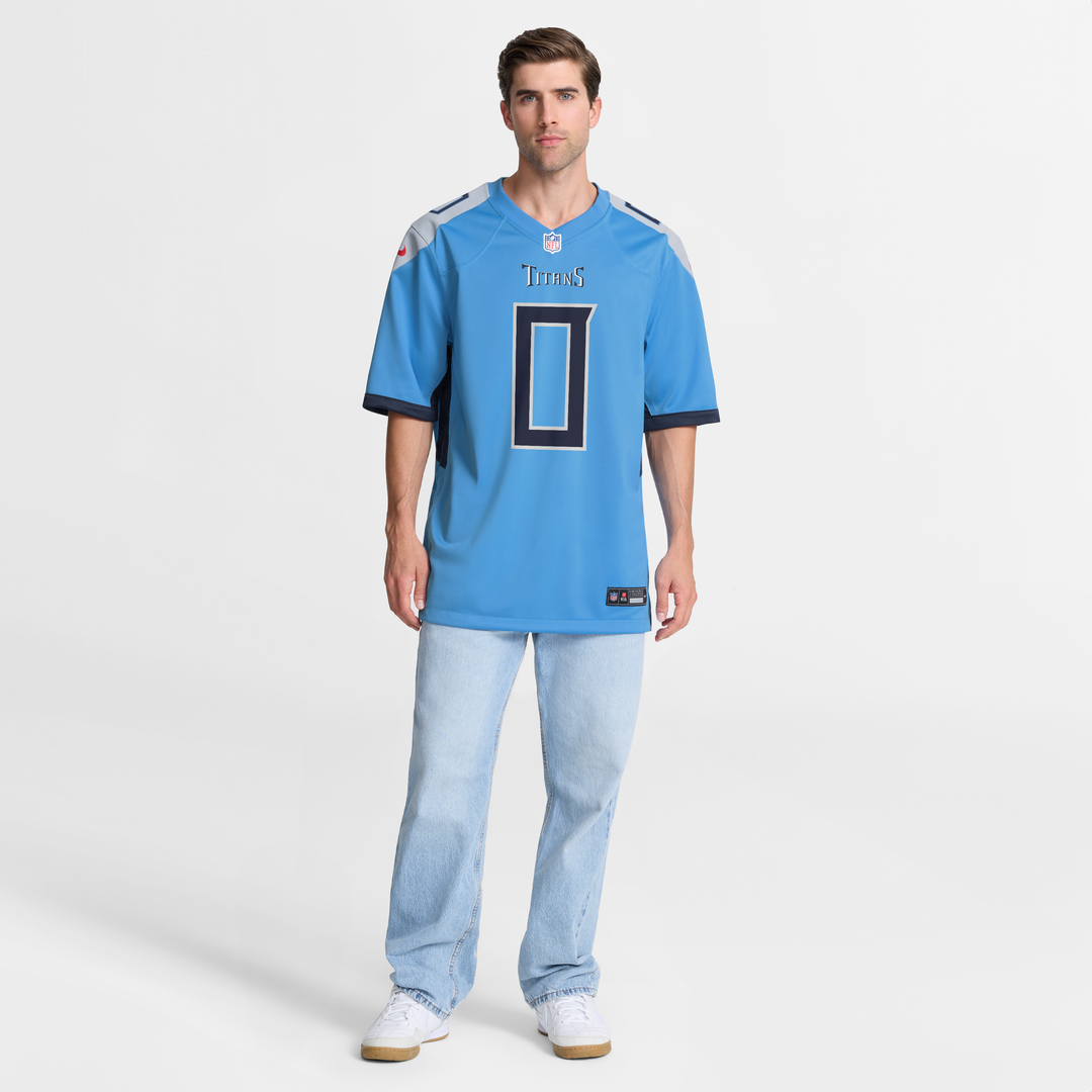Calvin Ridley Tennessee Titans Game Player Jersey - Navy