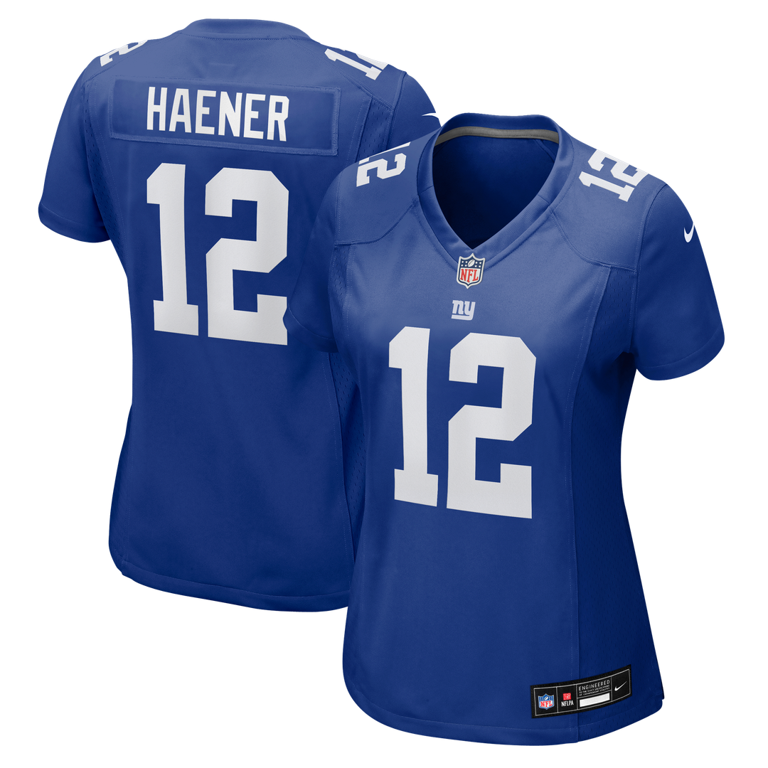 Jake Haener New York Giants Women's Team Game Jersey - Royal