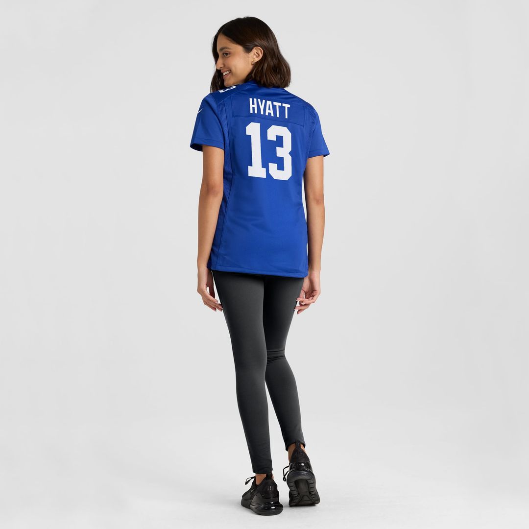 Jalin Hyatt New York Giants Women's Team Game Jersey - Royal