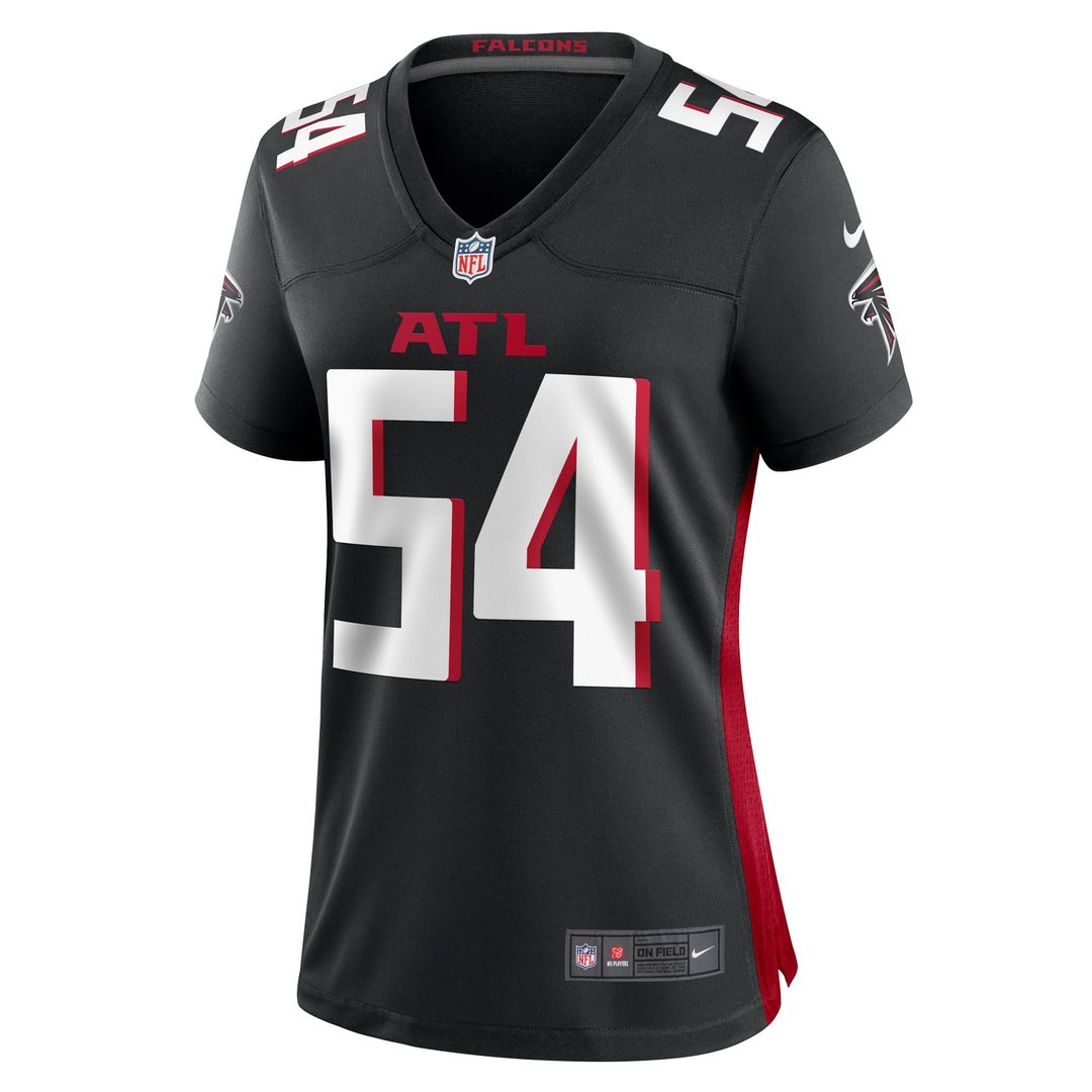 Brandon Dorlus Atlanta Falcons Women's Team Game Jersey - Black