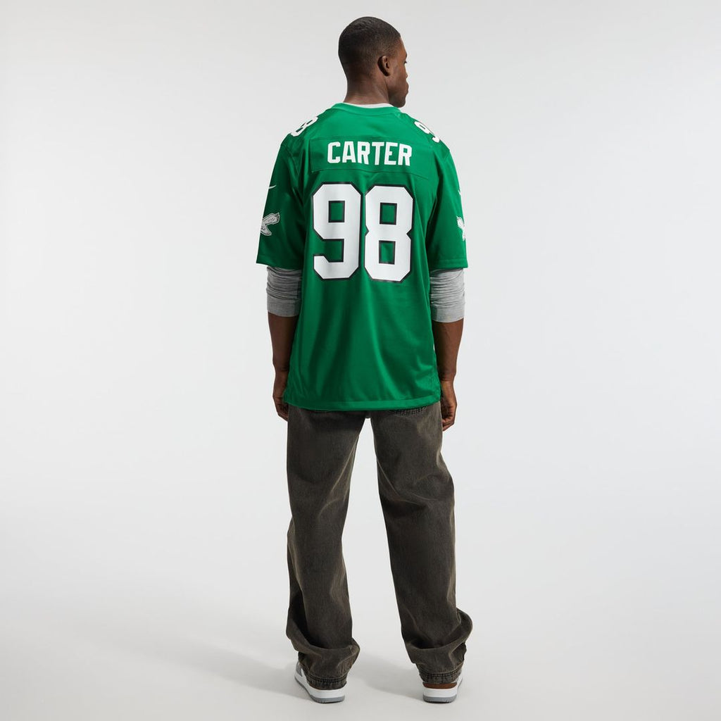 Jalen Carter Philadelphia Eagles Alternate Game Jersey - Kelly Green