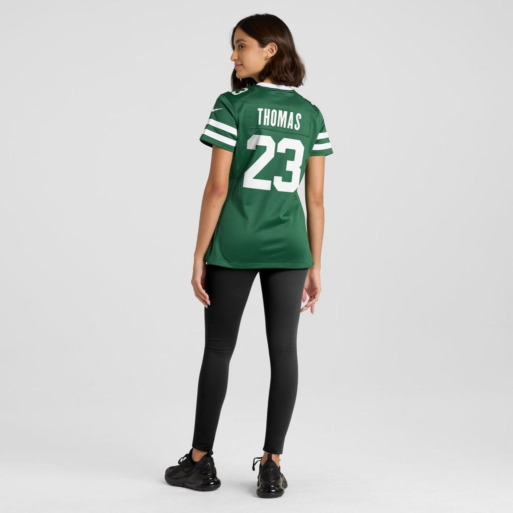 Azareye'h Thomas New York Jets Women's Team Game Jersey - Legacy Green