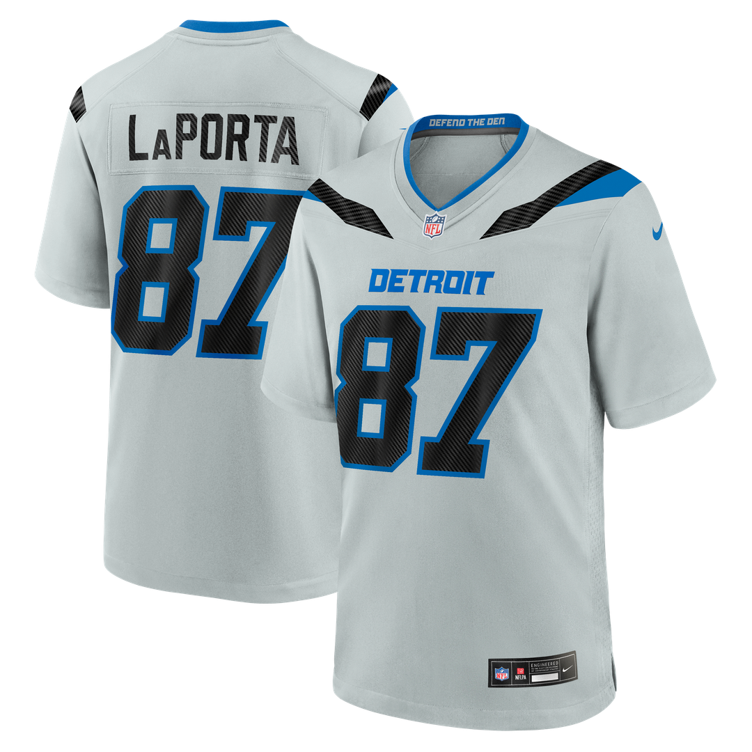 Sam LaPorta Detroit Lions 2026 Rivalries Collection Game Jersey - Silver