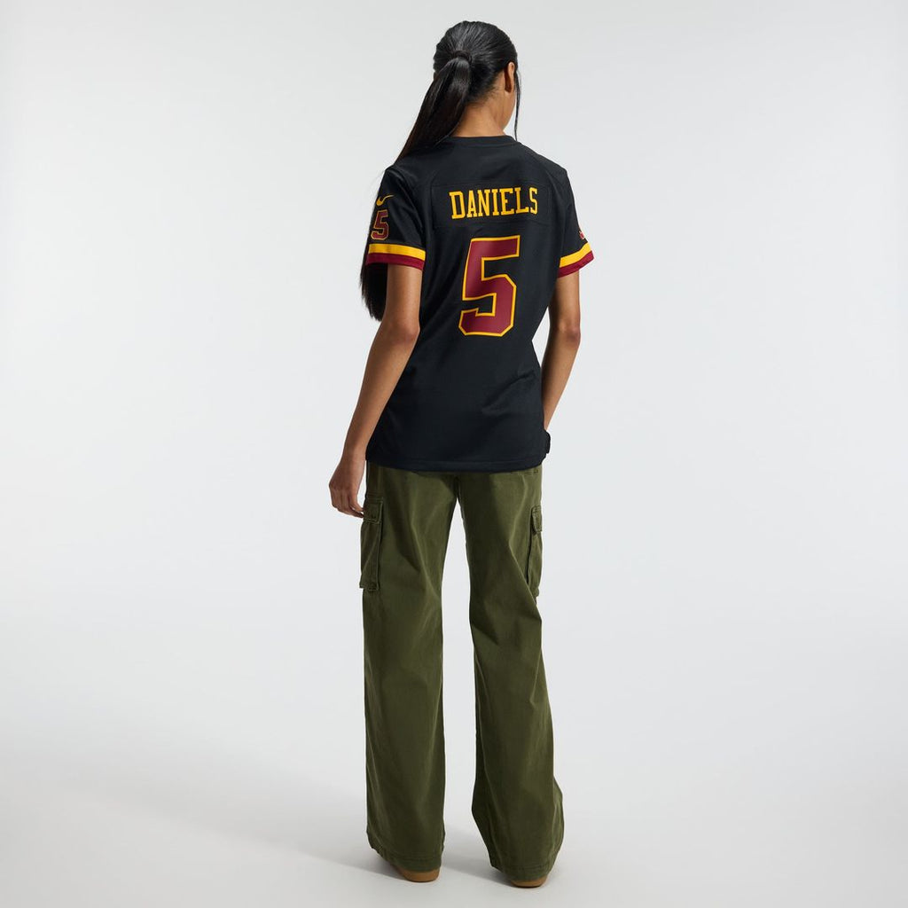 Jayden Daniels Washington Commanders Women's Hail Raiser Alternate Game Jersey - Black