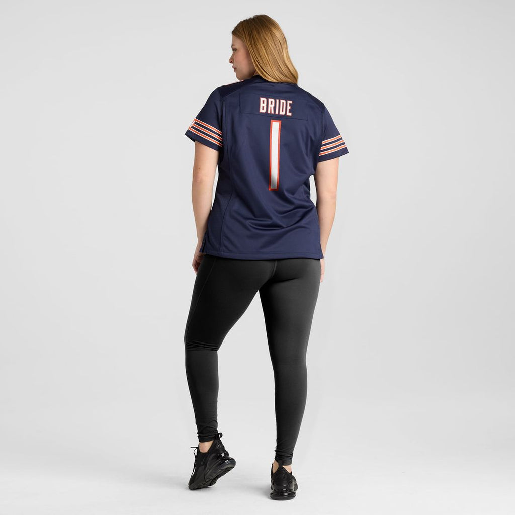 Number 1 Bride Chicago Bears Women's Game Jersey - Navy
