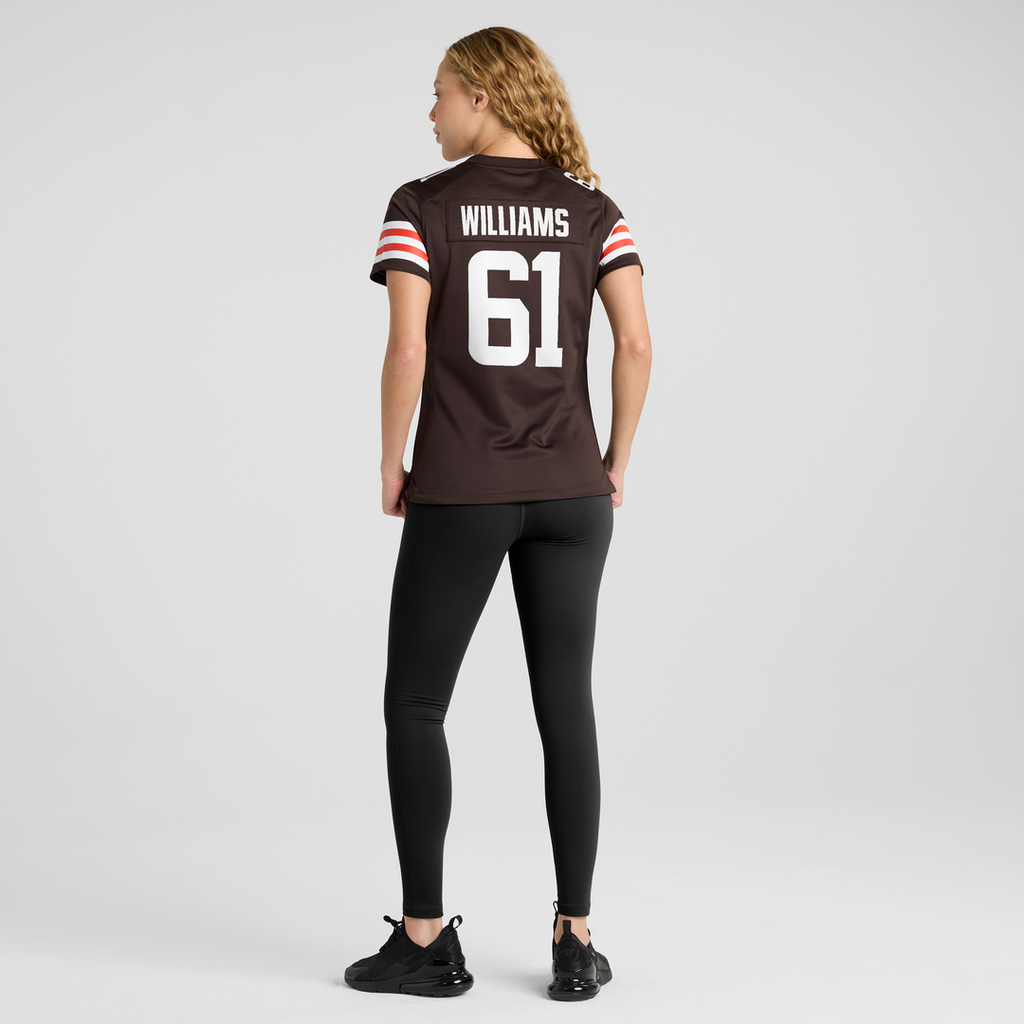 Chris Williams Cleveland Browns Women's Team Game Jersey - Brown