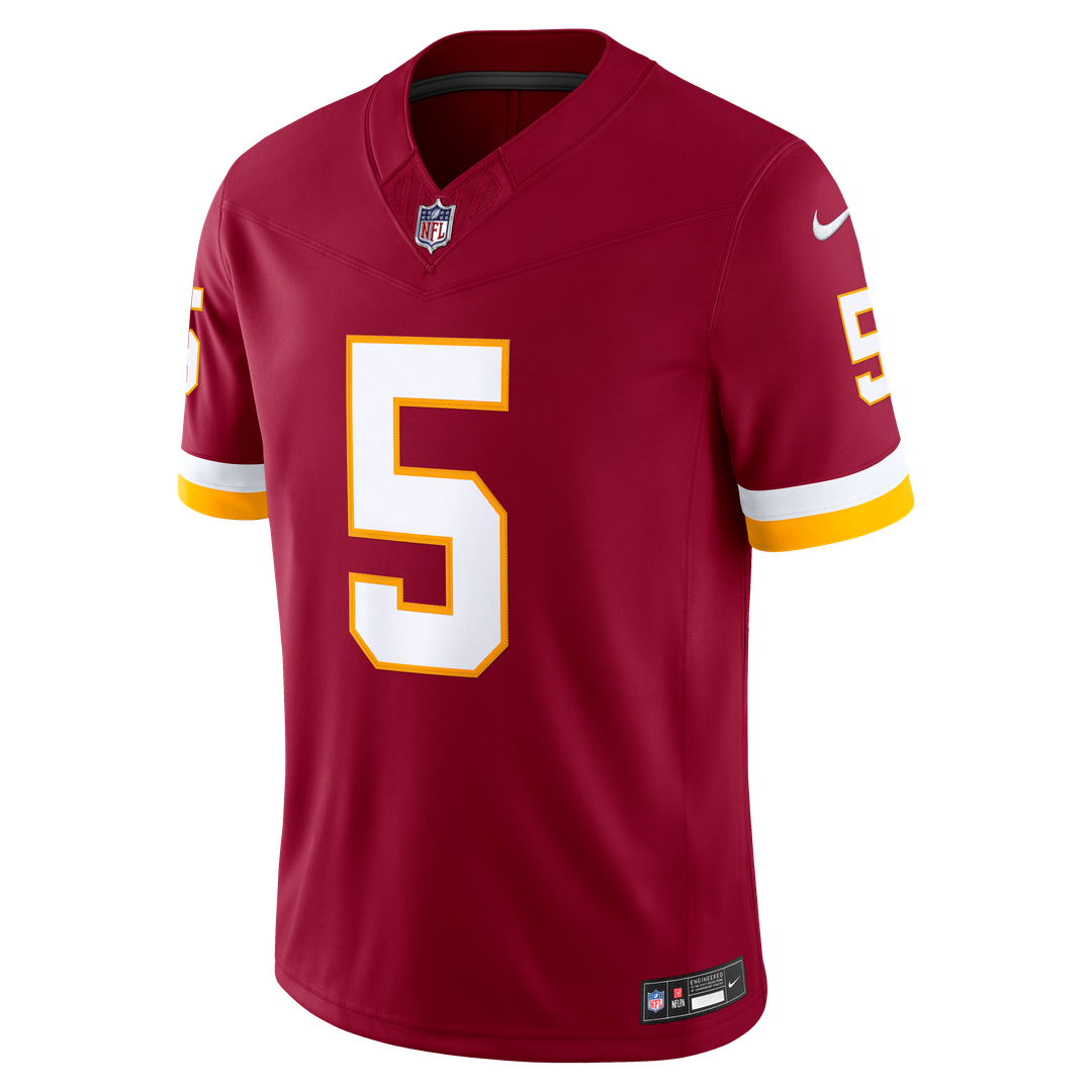Jayden Daniels Washington Commanders Team Vapor F.U.S.E. Stitched Limited Jersey - Burgundy