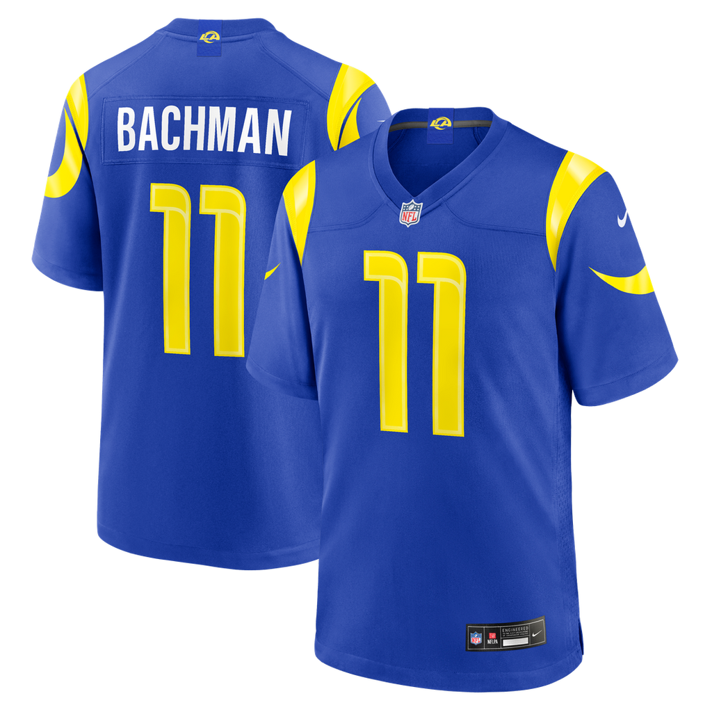Alex Bachman Los Angeles Rams Team Game Jersey - Royal