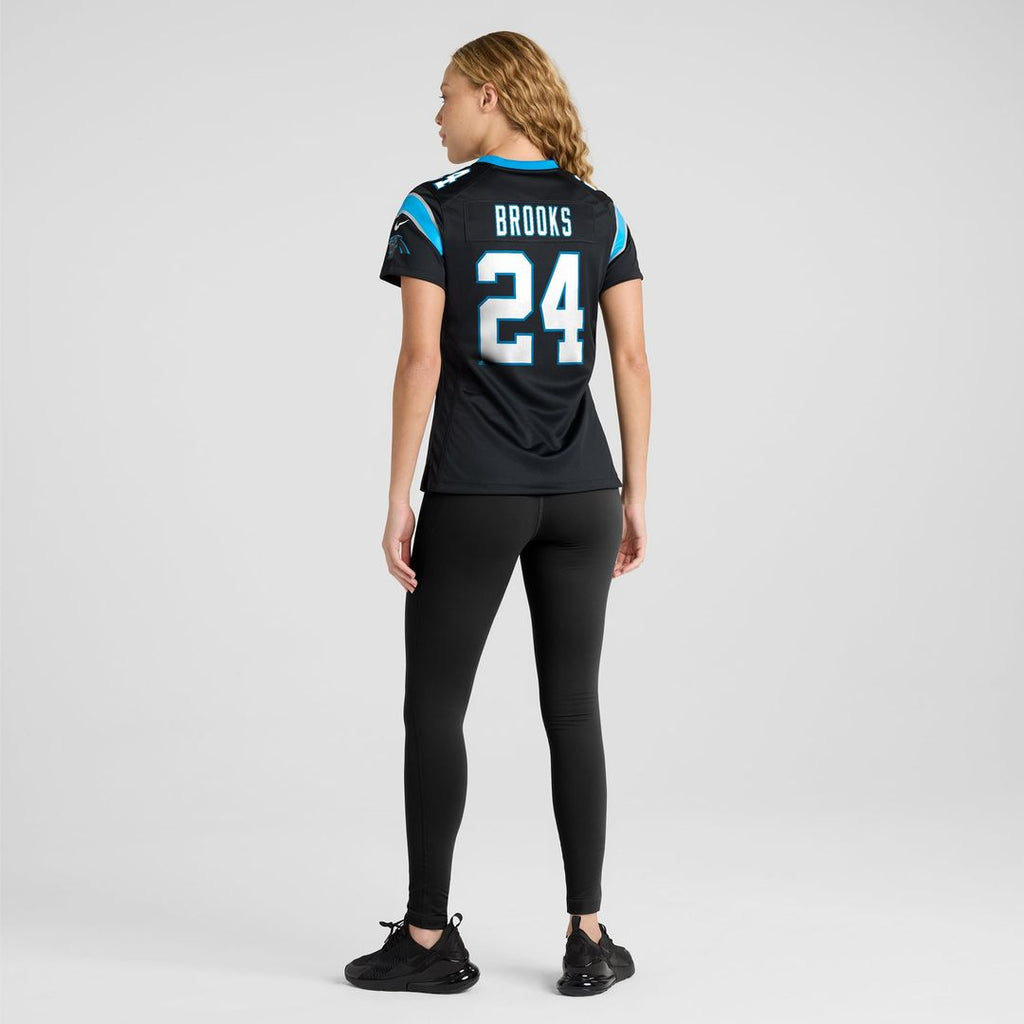 Jonathon Brooks Carolina Panthers Women's Game Jersey - Black