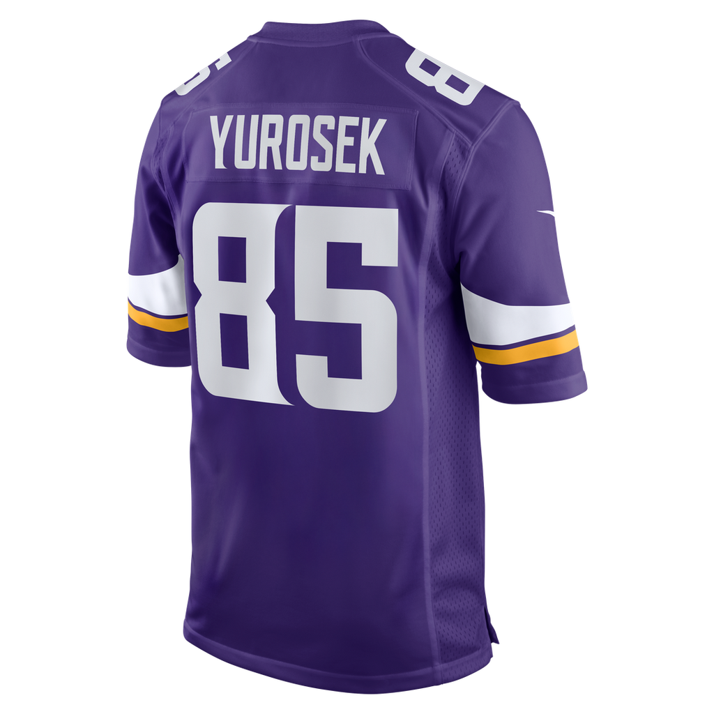 Ben Yurosek Minnesota Vikings Team Game Jersey - Purple