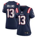 Mack Hollins New England Patriots Women's Team Game Jersey - Navy