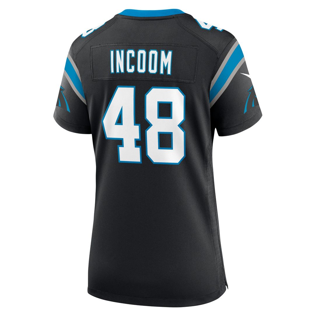 Thomas Incoom Carolina Panthers Women's Team Game Jersey - Black