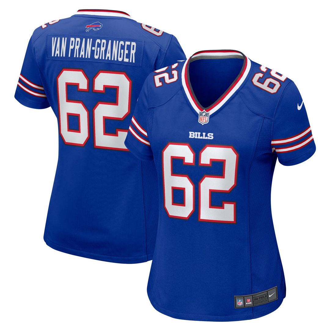 Sedrick Van Pran - Granger Buffalo Bills Women's Game Jersey - Royal