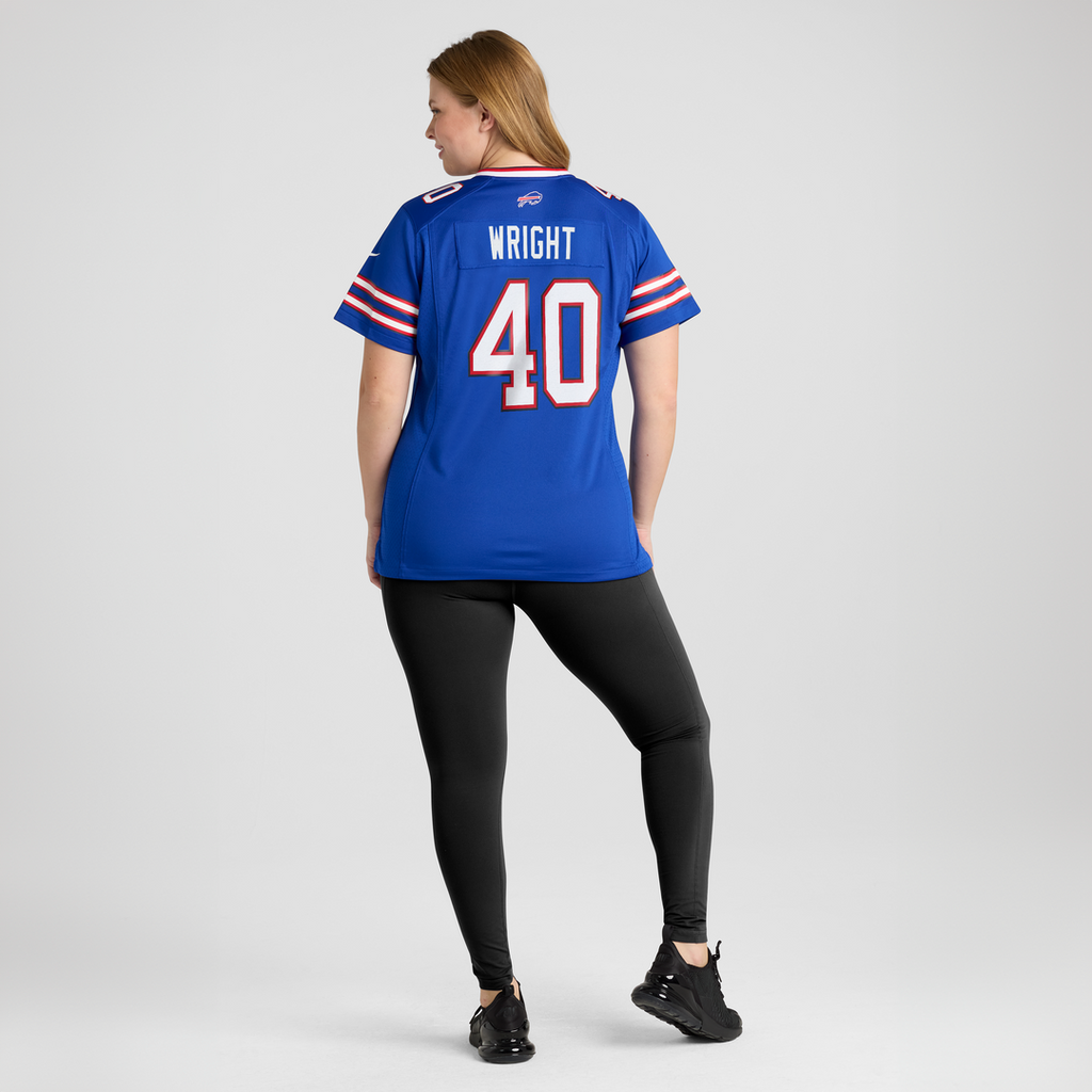 Matthew Wright Buffalo Bills Women's Team Game Jersey - Royal