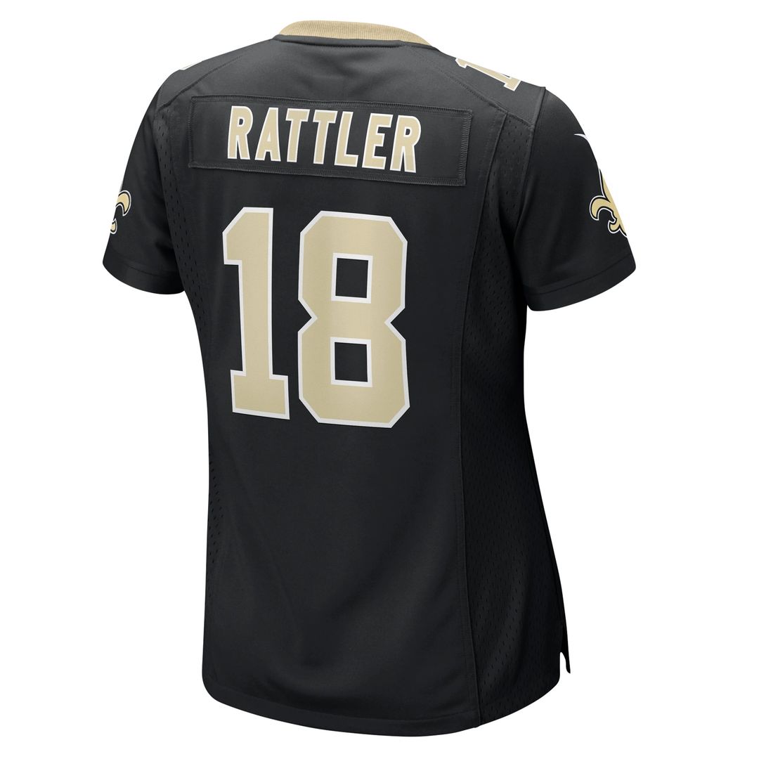 Spencer Rattler New Orleans Saints Women's Game Jersey - Black