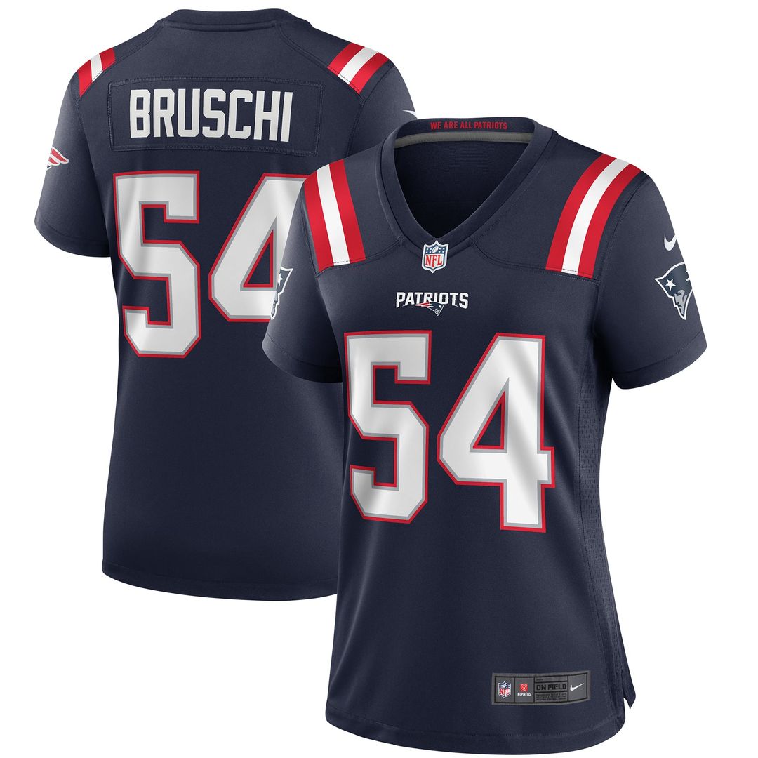 Tedy Bruschi New England Patriots Women's Retired Game Jersey - Red
