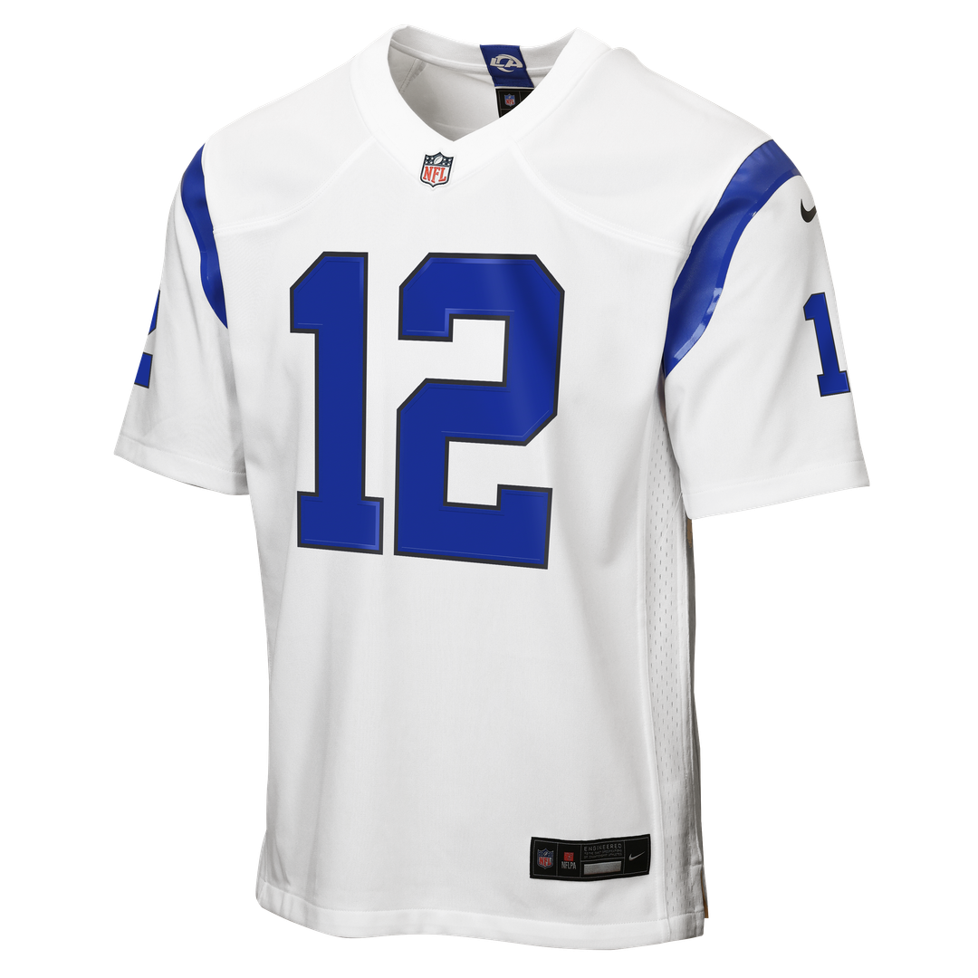 Puka Nacua Los Angeles Rams Youth Fearsome White Game Jersey